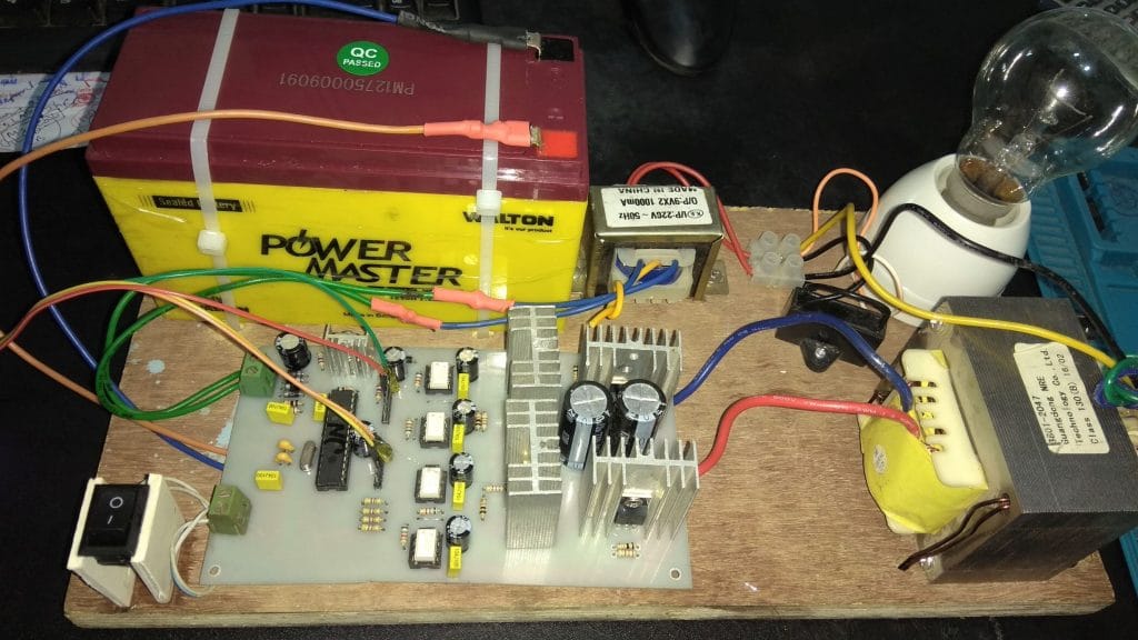 Pure sine wave inverter circuit diagram