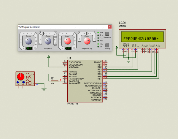 Make a Frequency Meter with a PIC16F73 - Lab Projects BD
