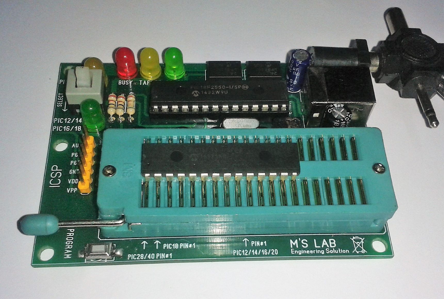 PICKit2 PCB Design download, Double layer PCB Lab Projects BD