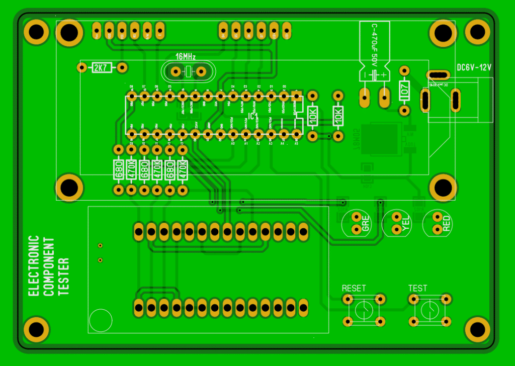 Electronics component tester