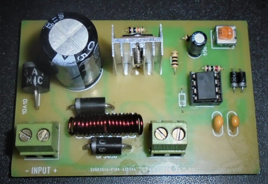 Buck converter using NE555 and NChannel MOSFET Lab Projects BD