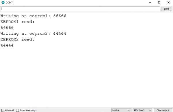 Interfacing multiple external EEPROM with Arduino through I2C