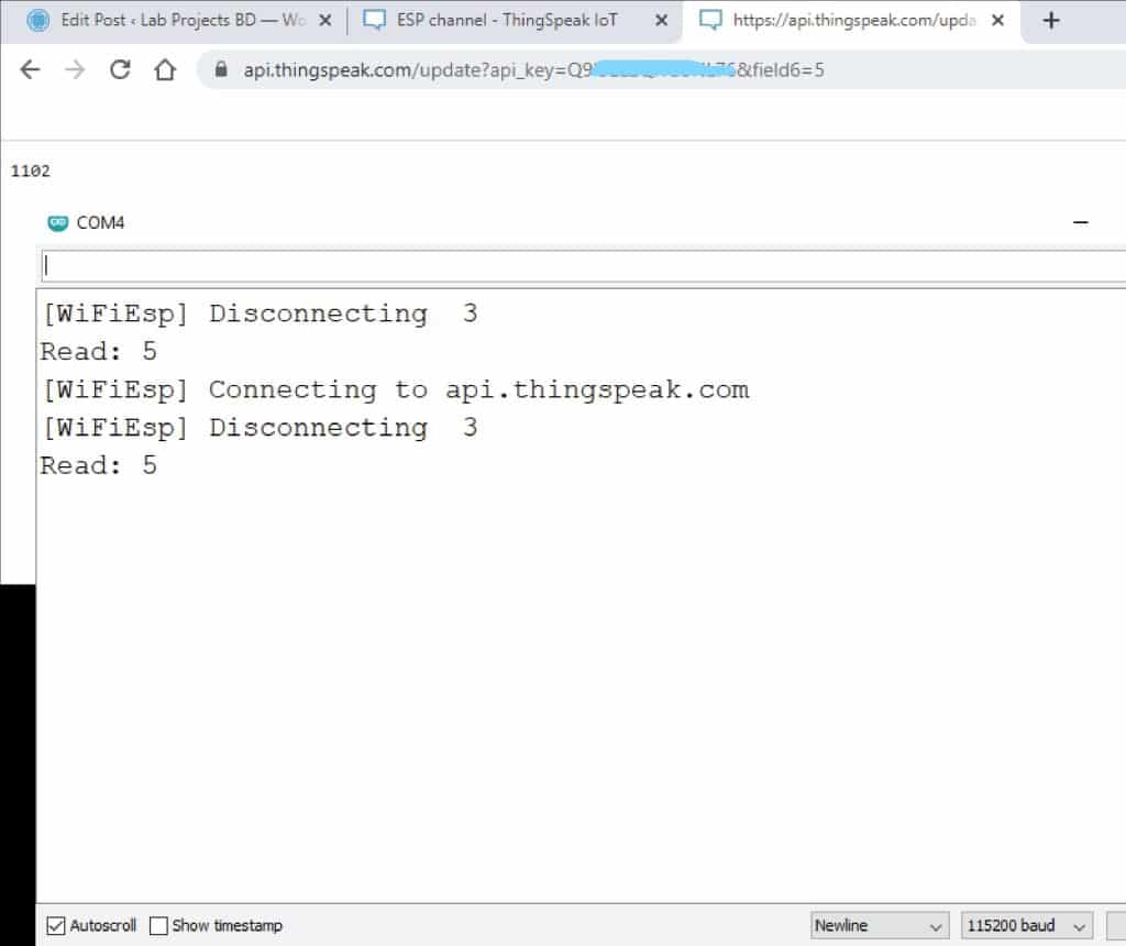 ESP8266 ThingSpeak