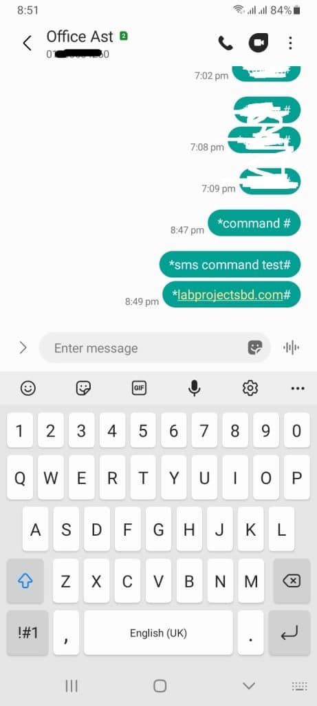 Arduino SMS library