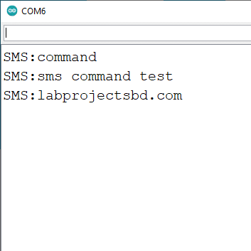 Arduino SMS library