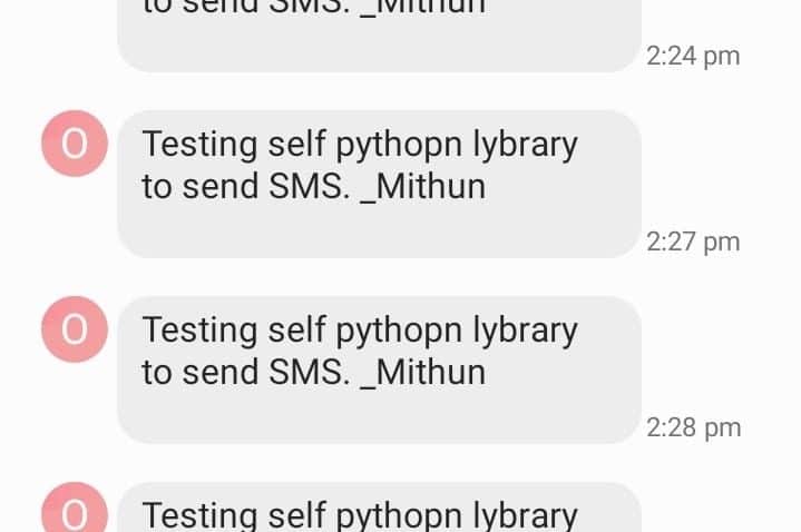 Send SMS from Raspberry Pi