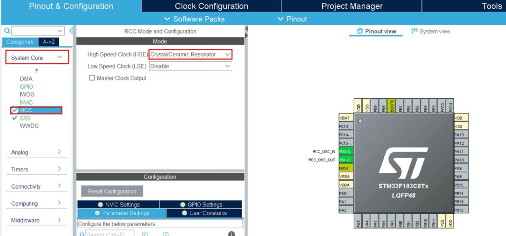 SPI communication with STM32