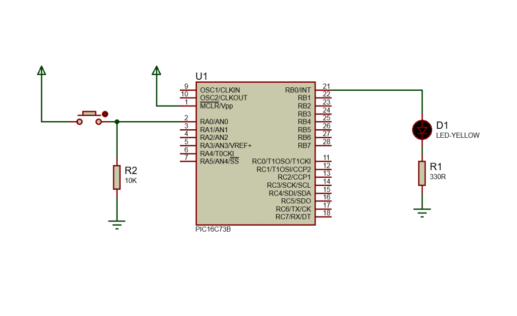 How to take inputs in a Microcontroller, interfacing buttons with microcontroller