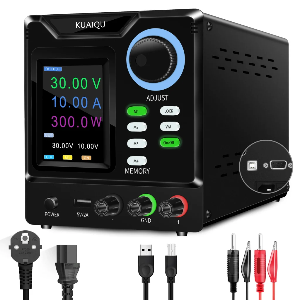 KUAiQU 30V 10A Programmable DC Power Supply