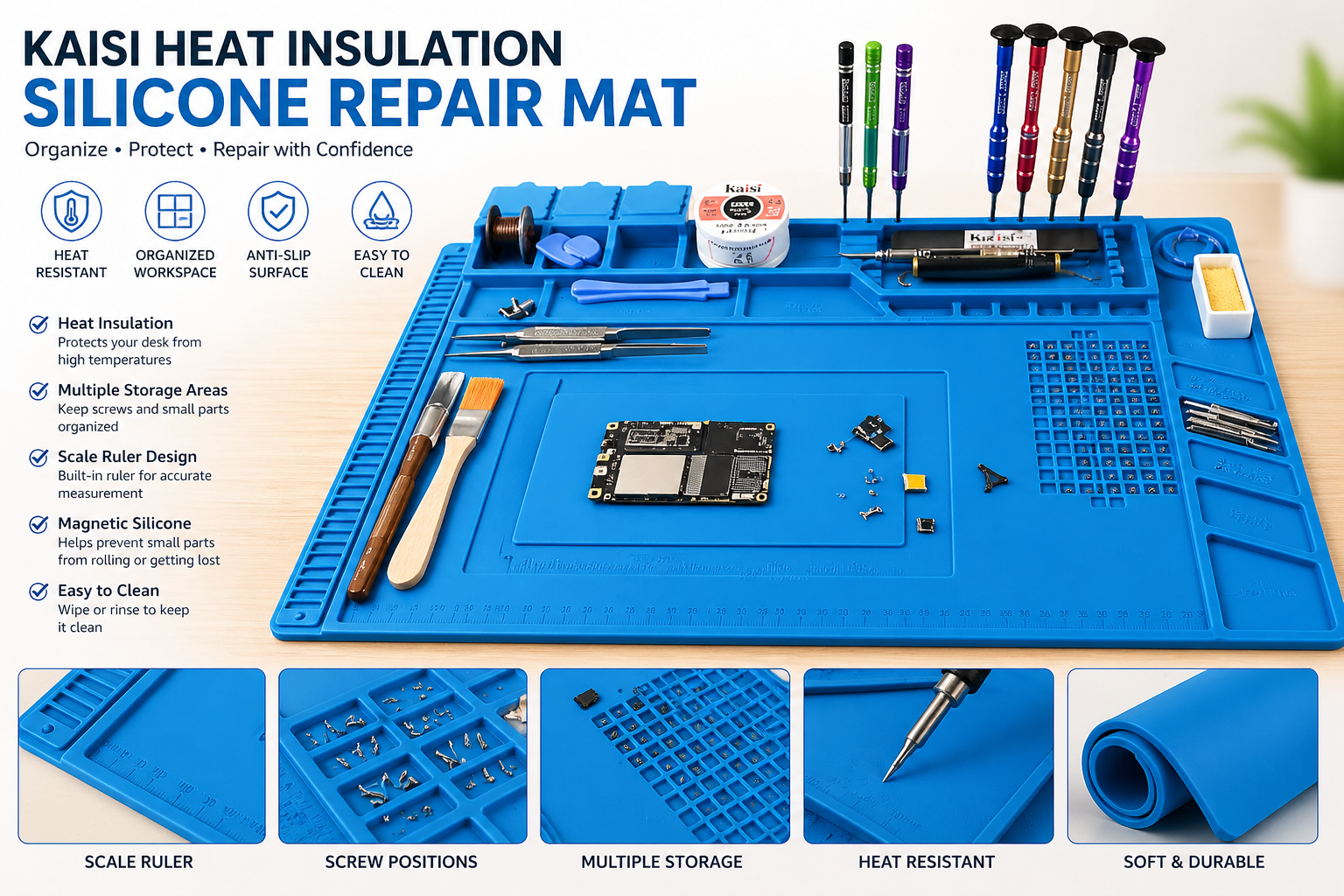 Heat Insulation Silicone Repair Mat