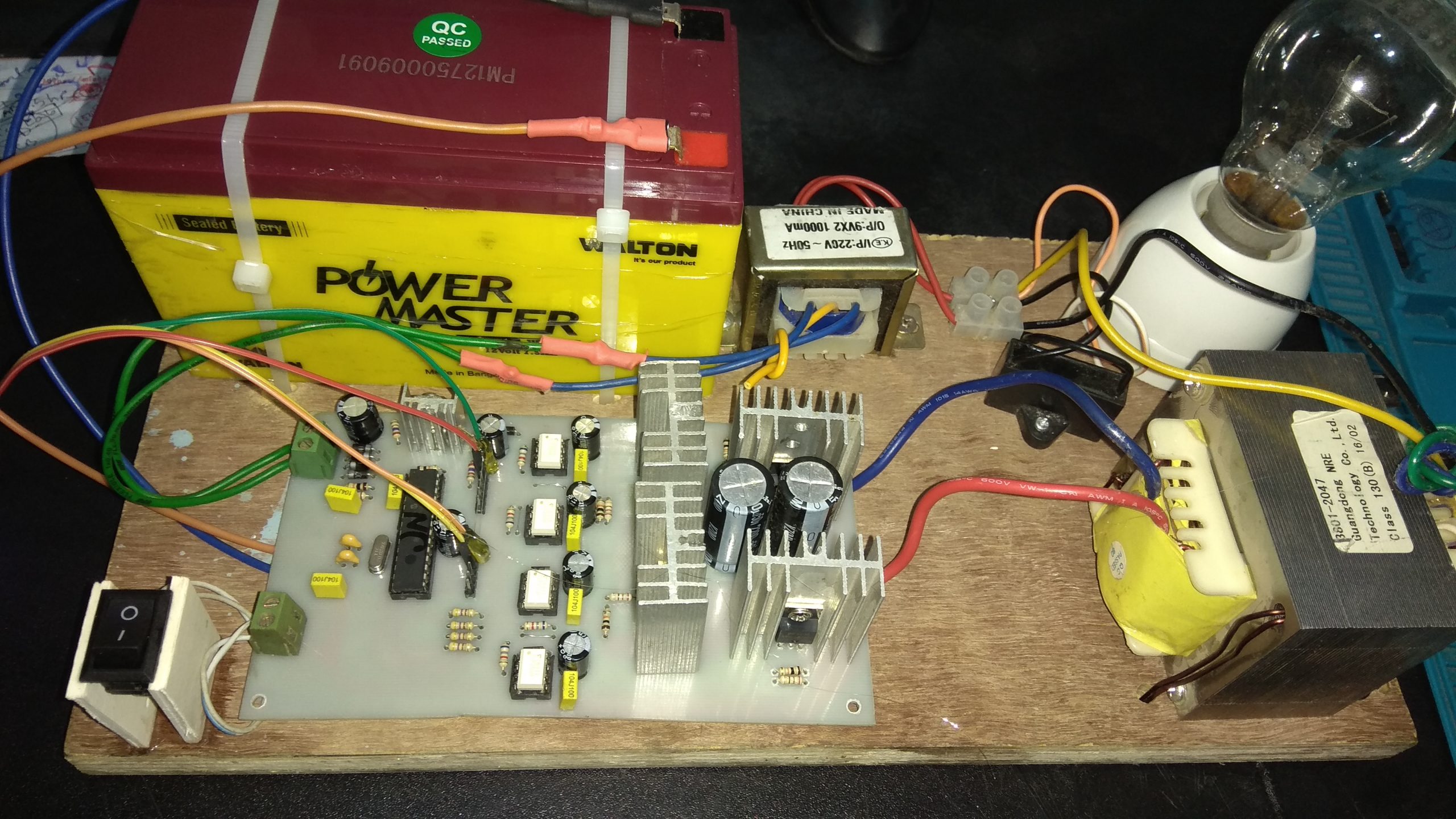 PCB for Sine wave inverter with PIC16F76/73 Lab Projects BD